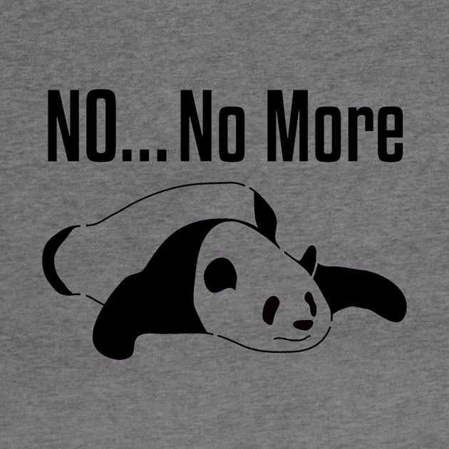 Panda says No More... by flyinghigh5